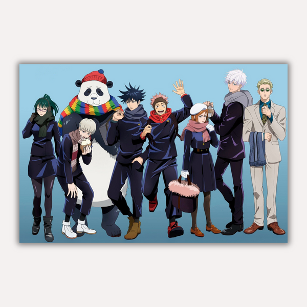 Jujutsu Kaisen Metal Poster - Frostbyte | Anime Wall Art India