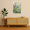 Bird Metal Poster - SongBirds | Nature Wall Art India