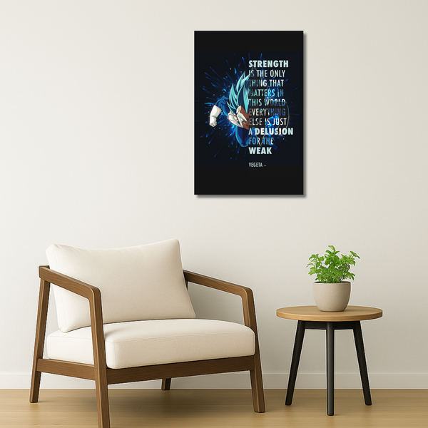 Dragon Ball Z Metal Poster - Prince’s Law | Anime Wall Art India
