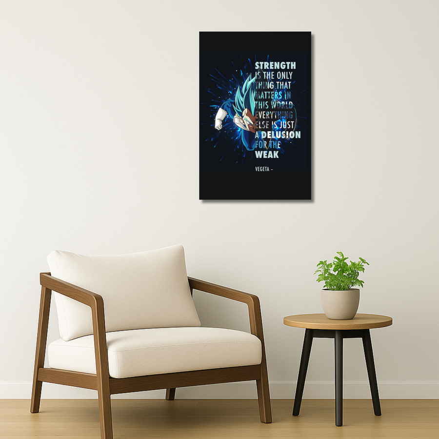 Dragon Ball Z Metal Poster - Prince’s Law | Anime Wall Art India