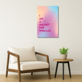 Affirmations Metal Poster - Magnetica | Motivational Wall Art India