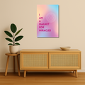 Affirmations Metal Poster - Magnetica | Motivational Wall Art India