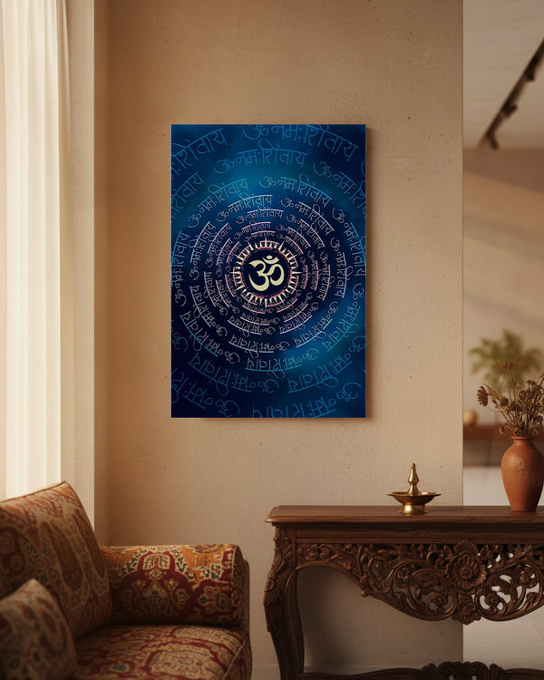 Mahadev Shiva Metal Poster - Shivoham | Spiritual Wall Art India