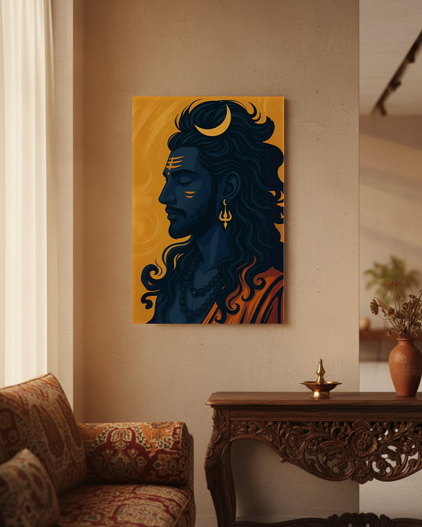 Lord Shiva Somnath Metal Poster - Somnath | Spiritual Wall Art India