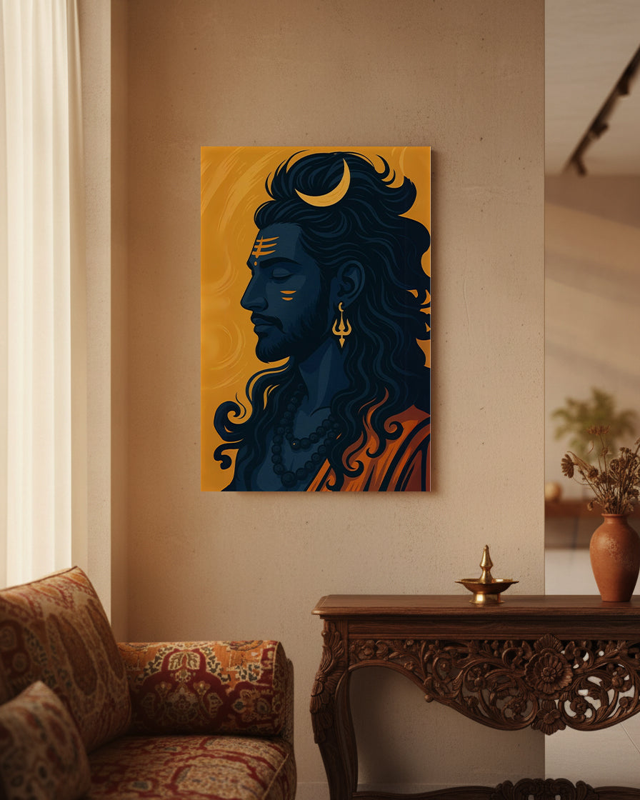Lord Shiva Somnath Metal Poster - Somnath | Spiritual Wall Art India