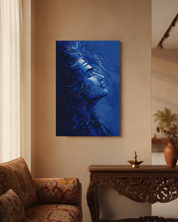Mahadev Metal Poster - Shambhu | Spiritual Wall Art India