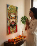 Khatu Shyam Metal Poster - Shyam Baba - Eternal Grace & Blessings | Spiritual Wall Art India