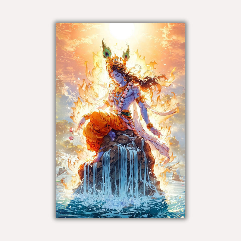 Indian Gods - Shri Krishna – Harmony of Fire & Flow