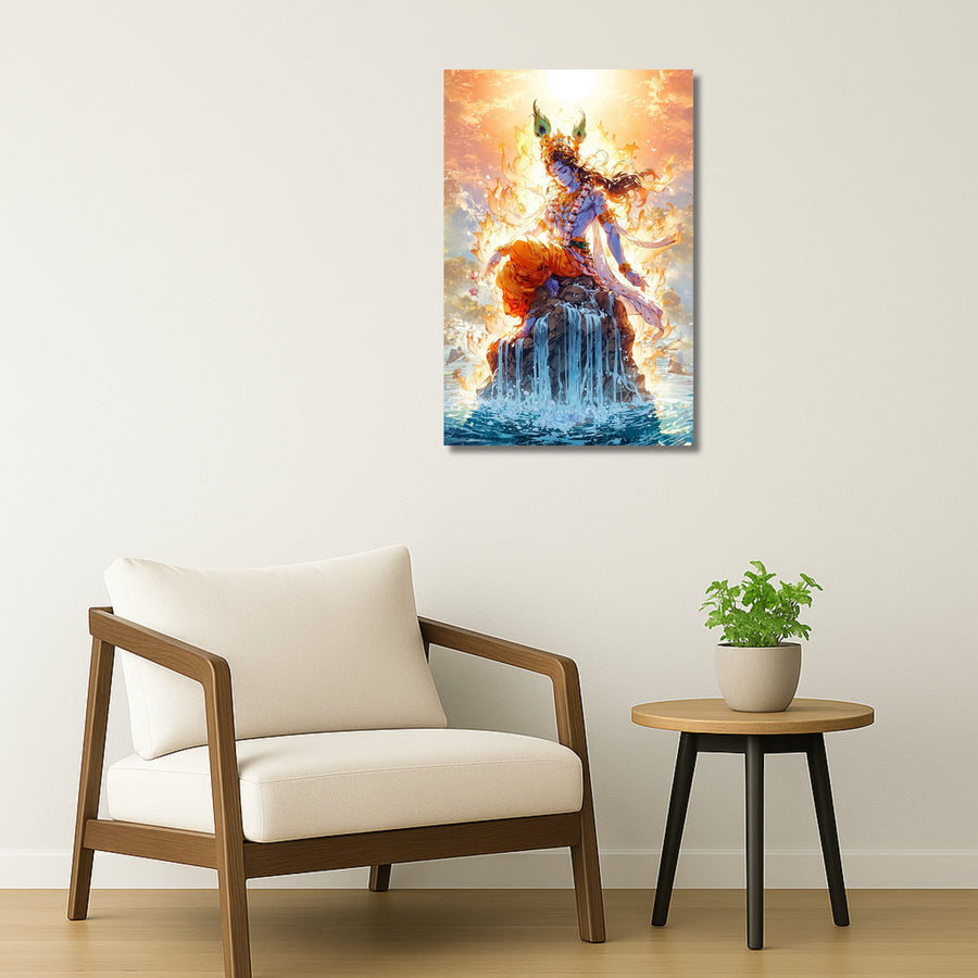 Indian Gods - Shri Krishna – Harmony of Fire & Flow