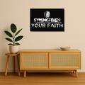 Faithborne Wall Decor | Attack on Titan Metal Poster